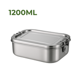 My Green Deal – RVS Lunchbox 1200ml – Duurzame Broodtrommel & Snackbox – Fruitbakje Volwassenen & Kinderen – Meal Prep Bakje – Lekvrij & Herbruikbaar