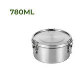 My Green Deal – RVS Ronde Lunchbox 780ml – Duurzame Broodtrommel & Snackbox – Fruitbakje Volwassenen & Kinderen – Meal Prep Bakje – Lekvrij & Herbruikbaar