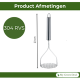 RVS Aardappelstamper 25 cm