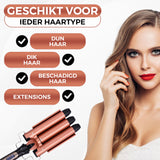 My Green Deal -Keramische Wafeltang voor Haar - met Beschermingshandschoen
