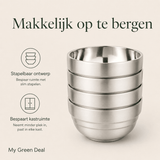 RVS Kommetjes Set 4 - delig - My Green Deal