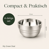 RVS Kommetjes Set 4 - delig - My Green Deal