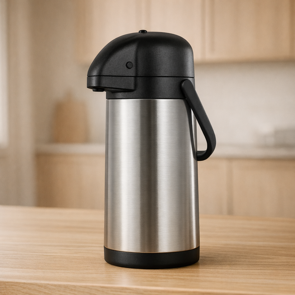 My Green Deal - RVS Thermoskan met pomp 3L