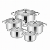 RVS Kookpannenset 5-delig