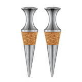 RVS Wijnstopper Vacuum met Kurk