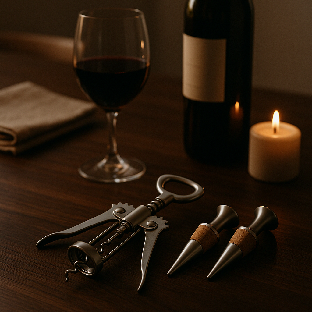 RVS Kurkentrekker & Flessenopener – 2-in-1