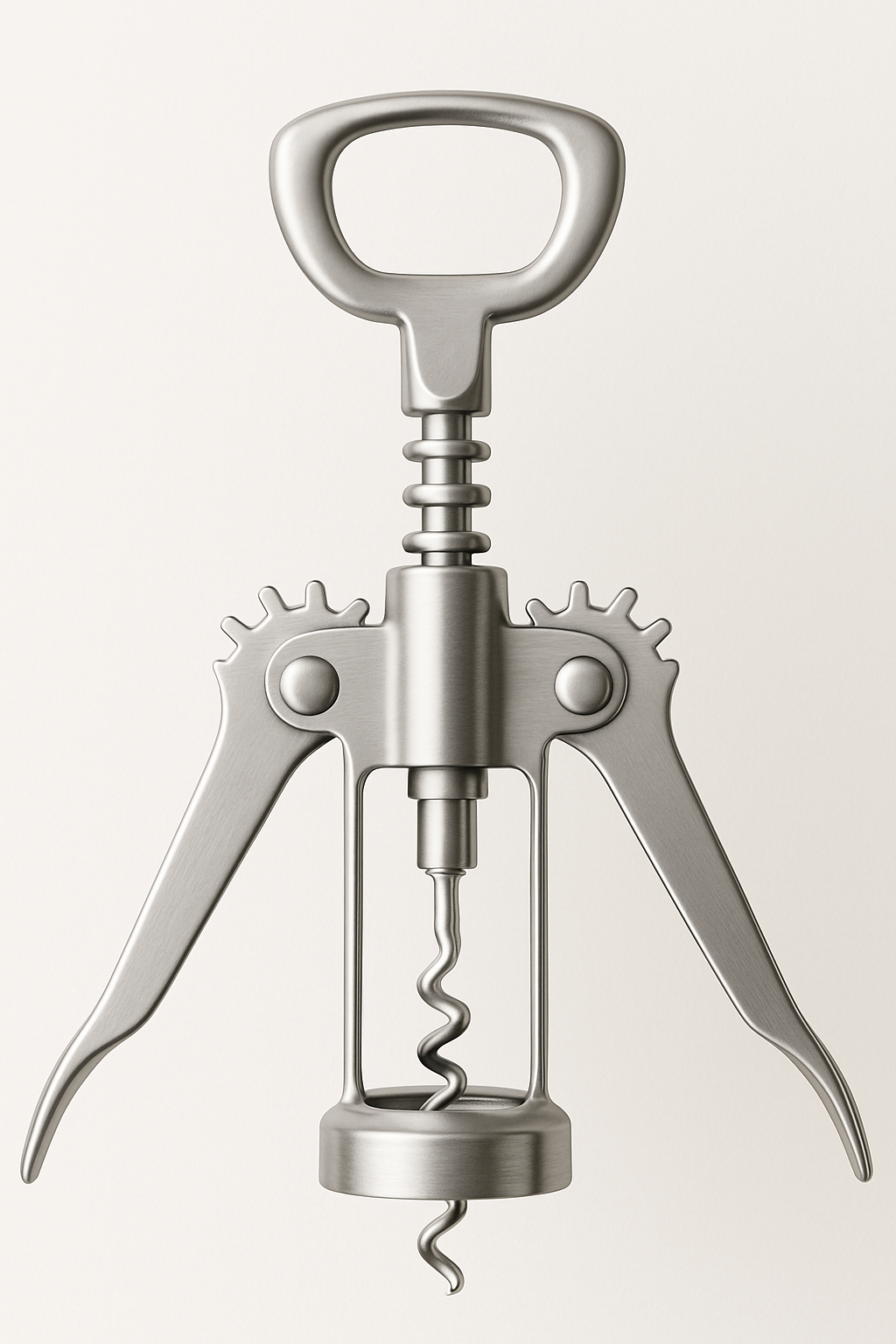 RVS Kurkentrekker & Flessenopener – 2-in-1