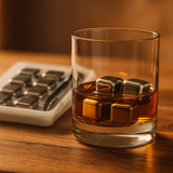 RVS IJsblokjes Set – 12 stuks met Tang