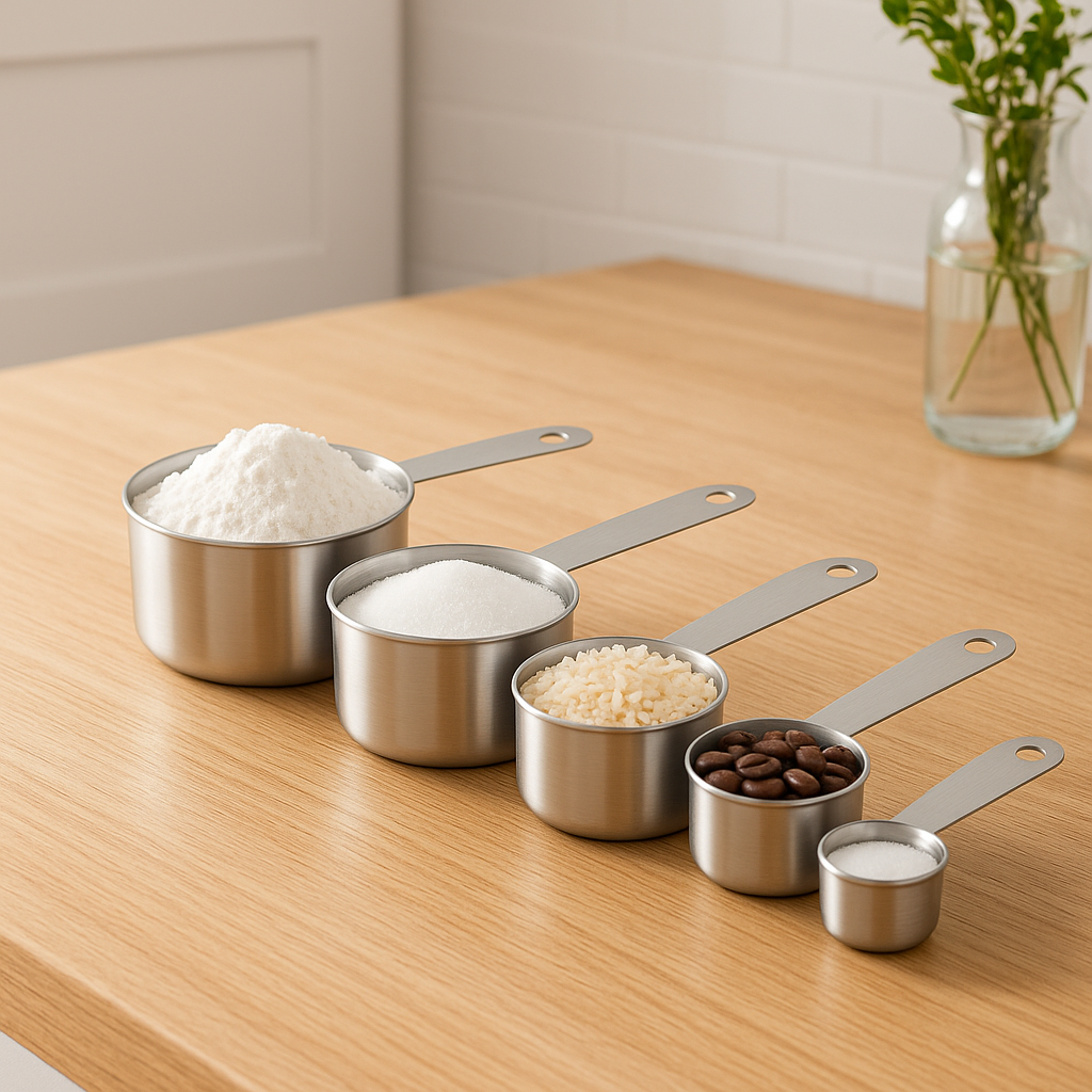 RVS Maatbekers Set – 5 stuks