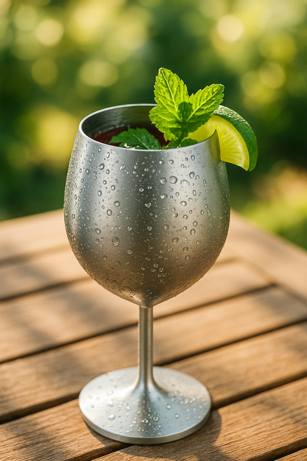 RVS Wijnglazen Set – Cocktailglazen 2 stuks