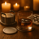 RVS IJsblokjes Set – 12 stuks met Tang