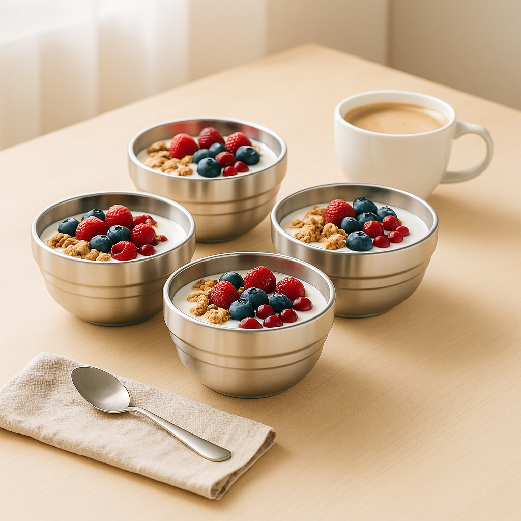 RVS Kommetjes Set 4-delig