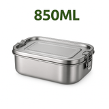 My Green Deal – RVS Lunchbox 850ml – Duurzame Broodtrommel & Snackbox – Fruitbakje Volwassenen & Kinderen – Meal Prep Bakje – Lekvrij & Herbruikbaar