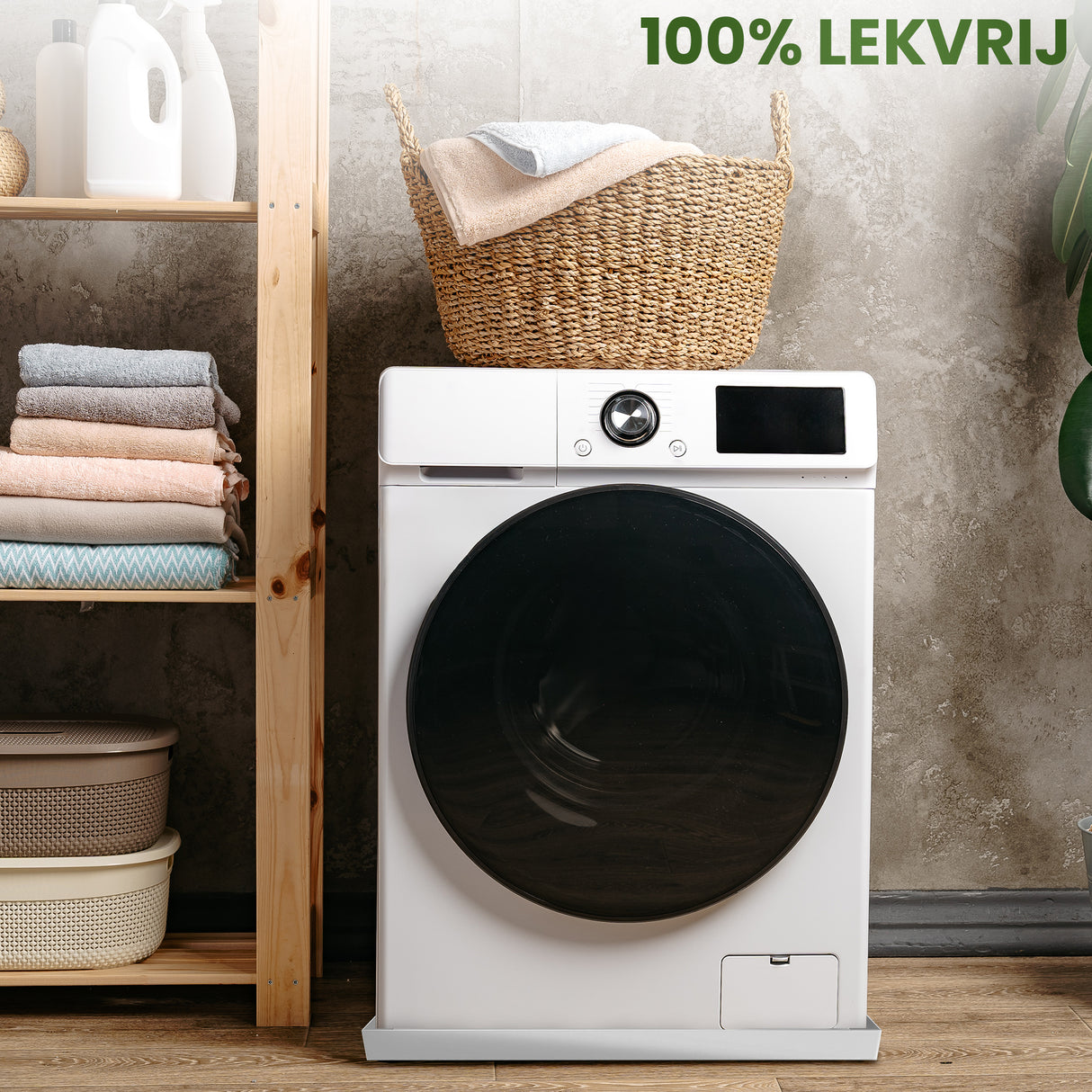 My Green Deal - Lekbak Wasmachine Universeel - 65x65x7cm