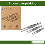 RVS keukenpincet set van 3 - My Green Deal