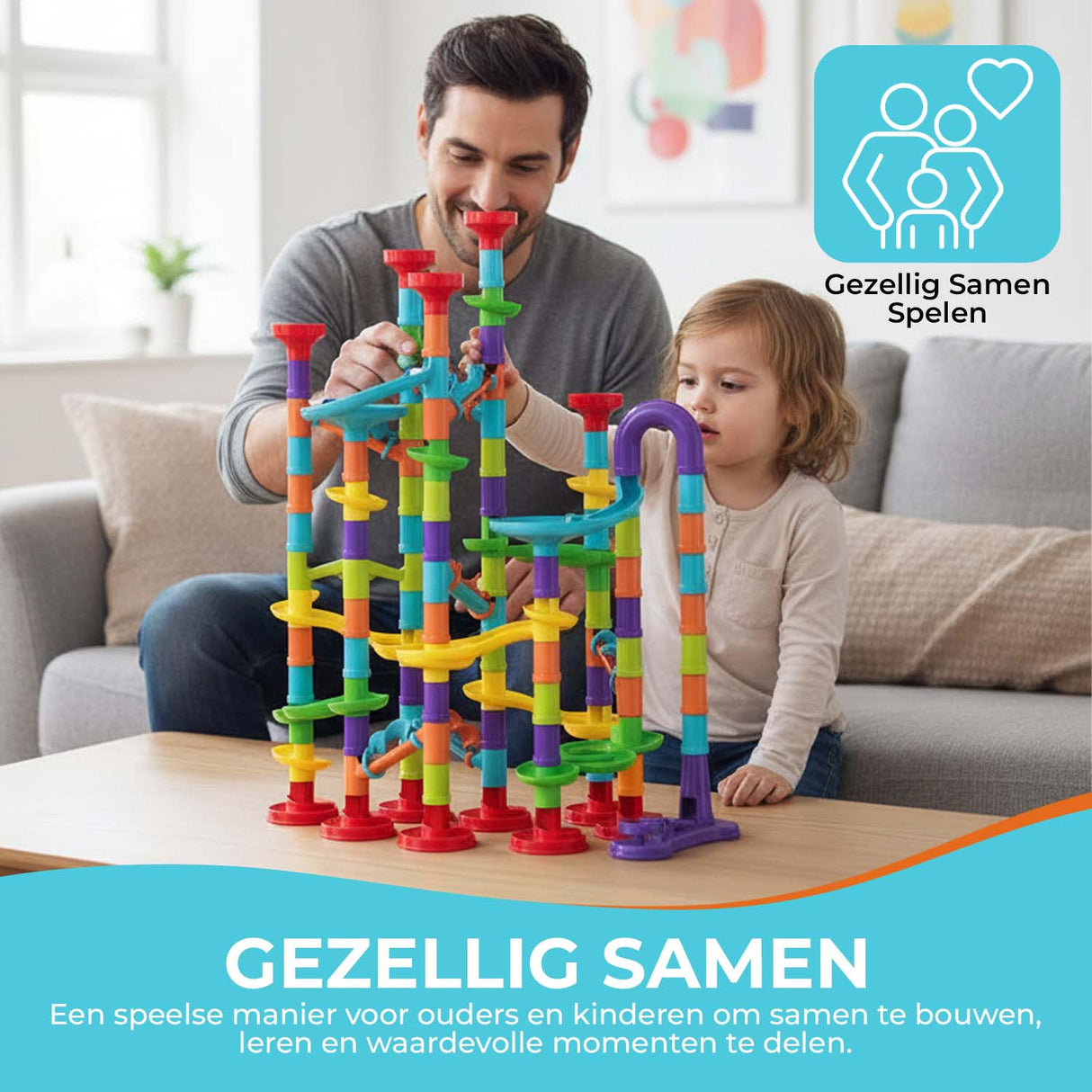 Knikkerbaan - Marble Run - Inclusief Knikkers - My Green Deal