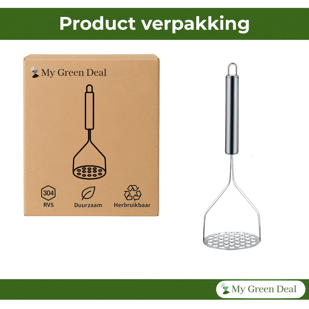 RVS Aardappelstamper 25 cm