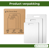 RVS Snijplanken Set – 3 stuks