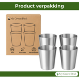 RVS Bekers Set – Herbruikbaar