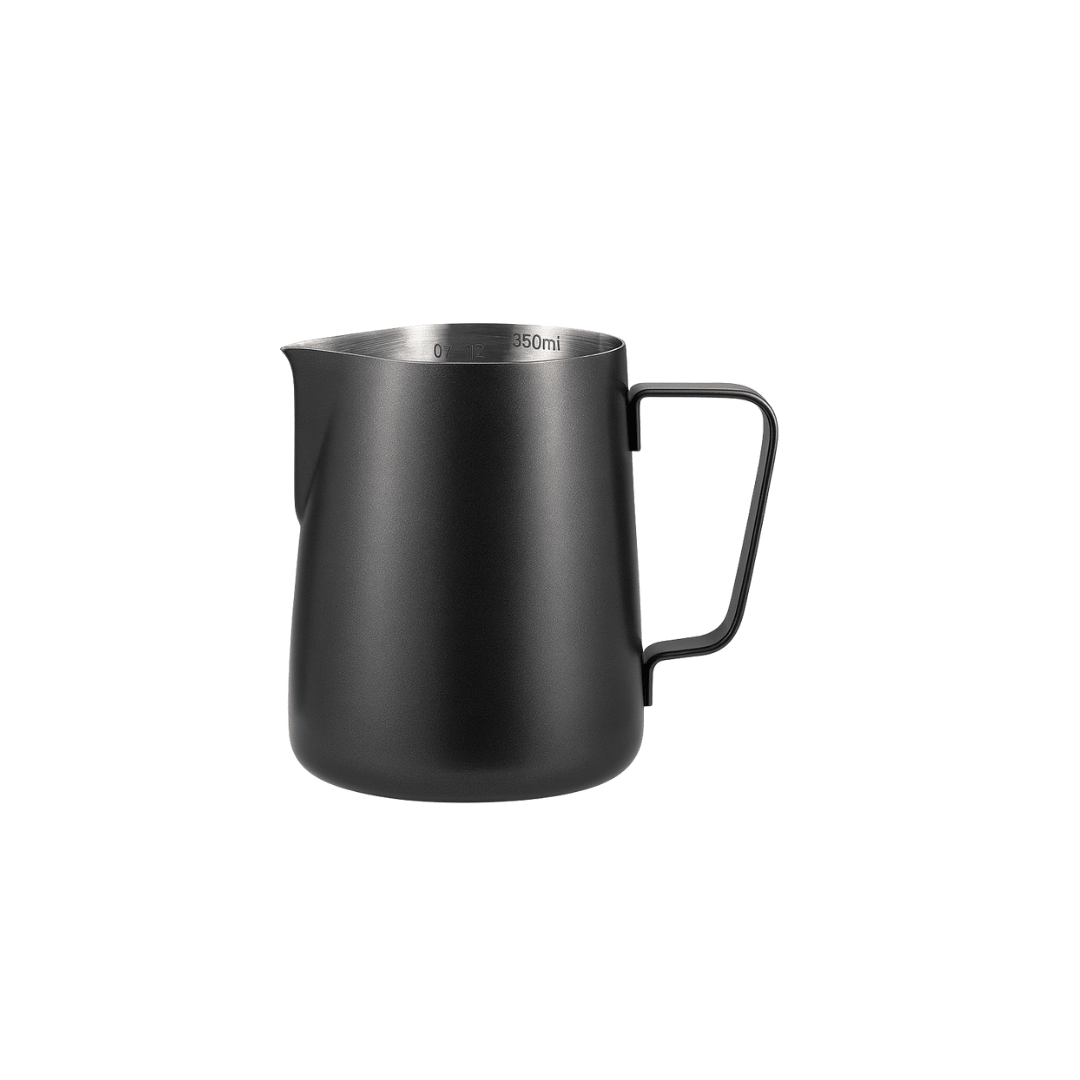 RVS Melkkan Zwart 350ml – Barista Pitcher - My Green Deal