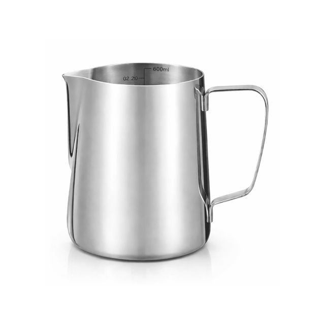 RVS Melkkan Zilver 600ml – Barista Pitcher - My Green Deal
