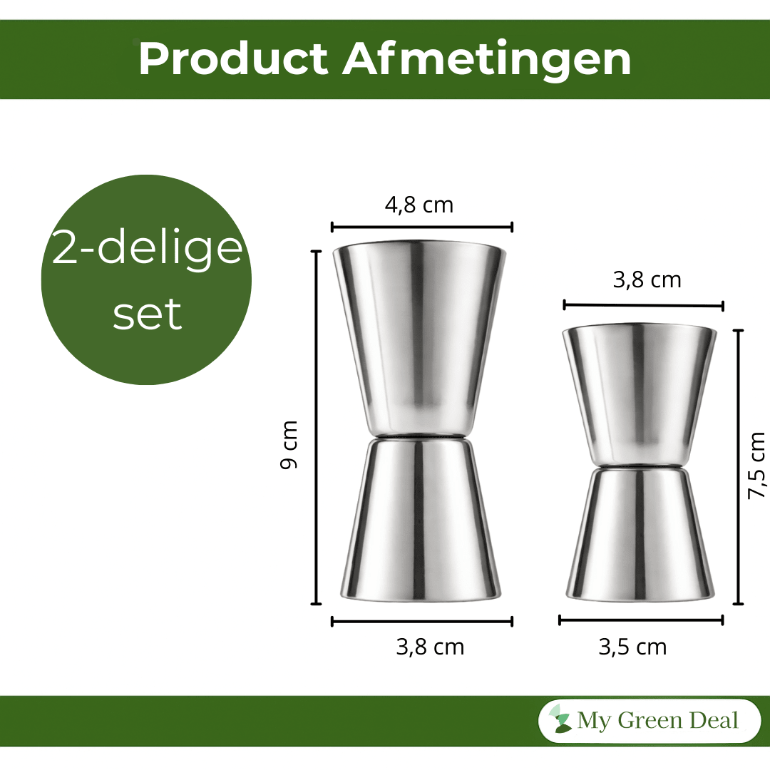 RVS Barmaatje set van 2 - My Green Deal