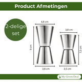 RVS Barmaatje set van 2 - My Green Deal