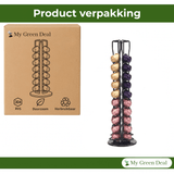 RVS Capsulehouder Zwart - My Green Deal