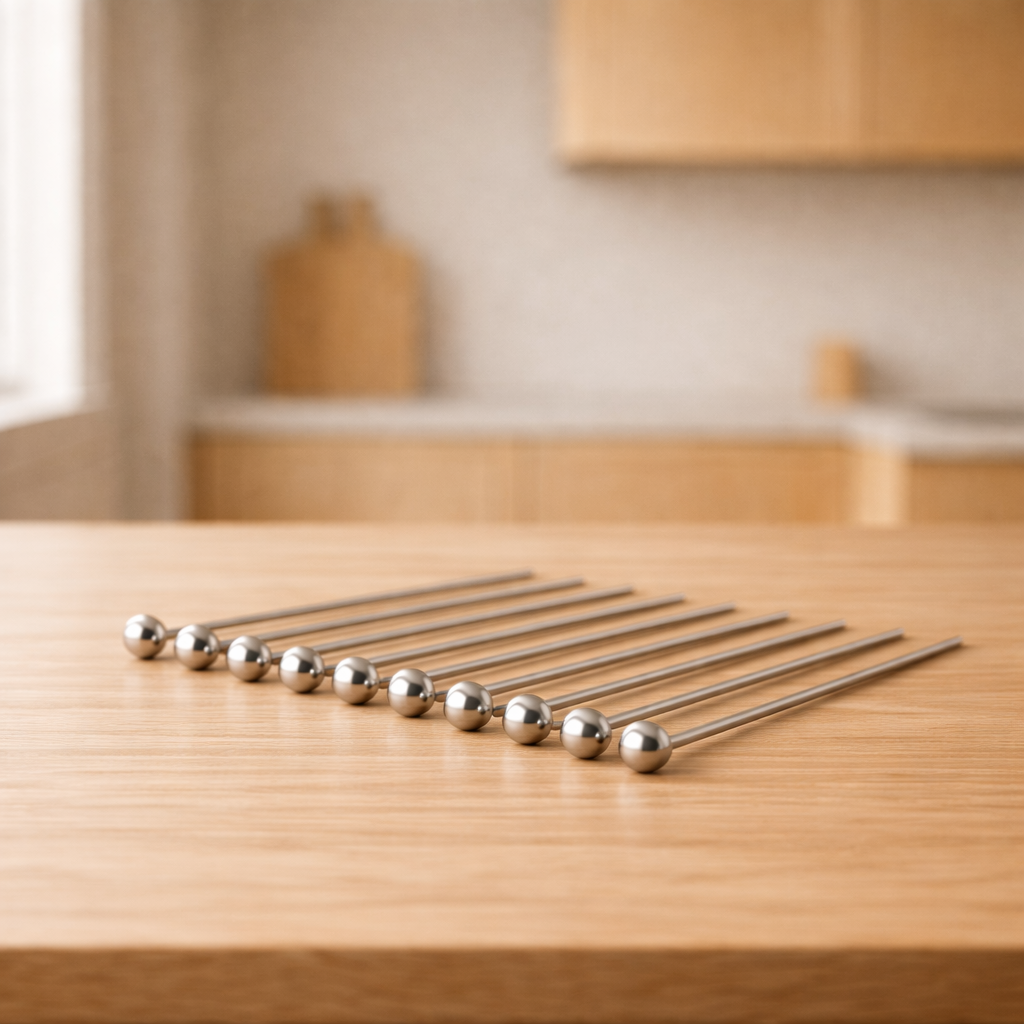 RVS Cocktailprikkers set van 10