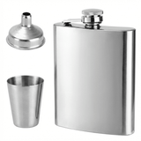 RVS Heuplfles 180ml met trechter - My Green Deal
