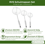 RVS Skimmerlepel set van 3 - My Green Deal