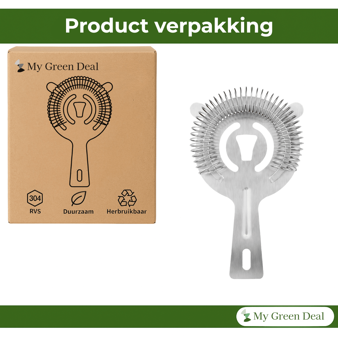 RVS Cocktail Strainer - My Green Deal