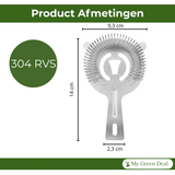 RVS Cocktail Strainer - My Green Deal