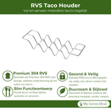 RVS Taco Houder - My Green Deal