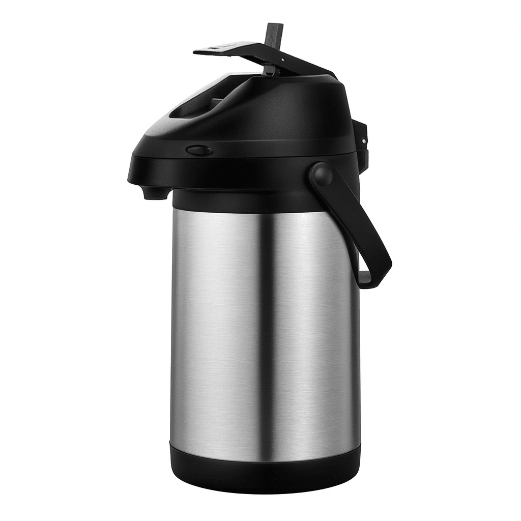 RVS Thermoskan met pomp 3L - My Green Deal