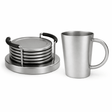 RVS Drinkset met Onderzetters - My Green Deal