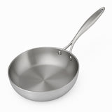 My Green Deal – RVS Koekenpan 30 cm – Roestvrijstalen Pan voor Bakken & Braden – Duurzame Inductie Koekenpan