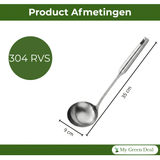 RVS Soeplepel 35 cm - My Green Deal