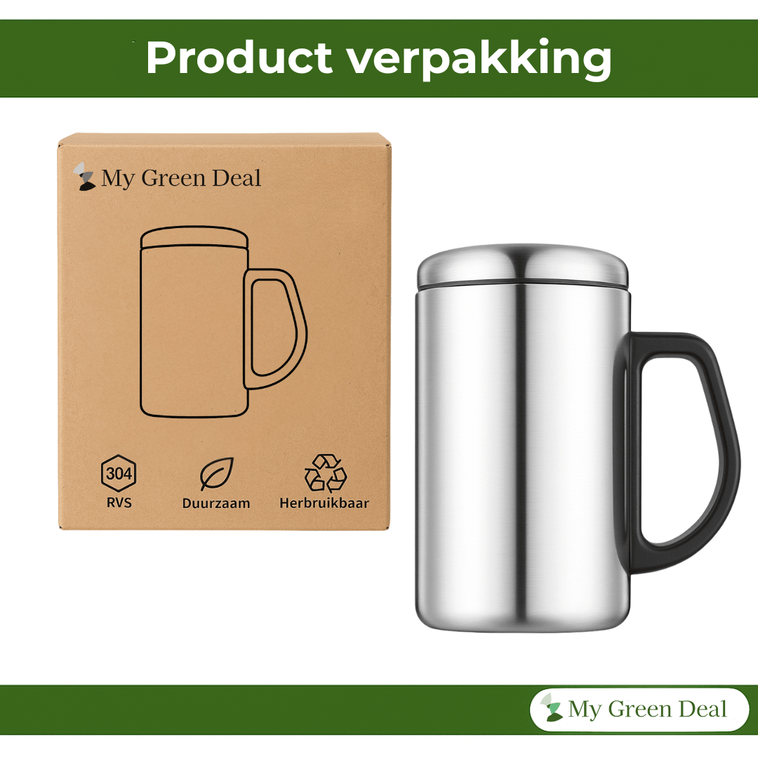 RVS Thermosbeker 500ml - My Green Deal