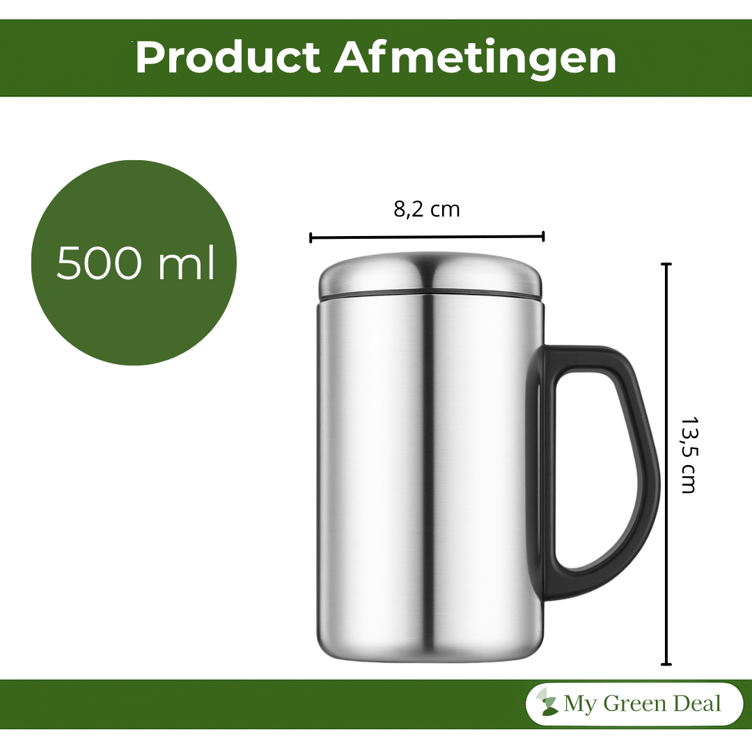 RVS Thermosbeker 500ml - My Green Deal