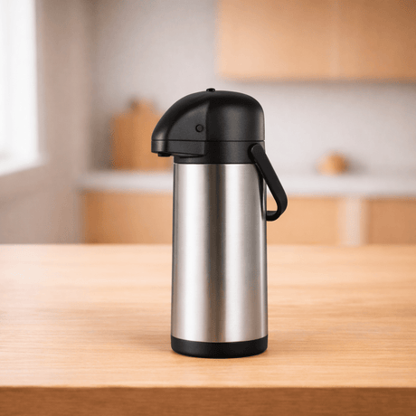 RVS Thermoskan met pomp 1.9L - My Green Deal