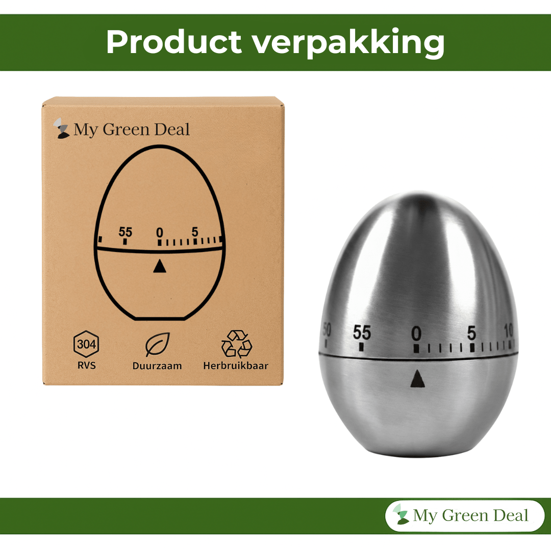 RVS Eierwekker - My Green Deal