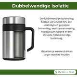 RVS Koffiebeker To Go – 400ml - My Green Deal