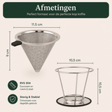 RVS Koffiefilter Herbruikbaar - My Green Deal