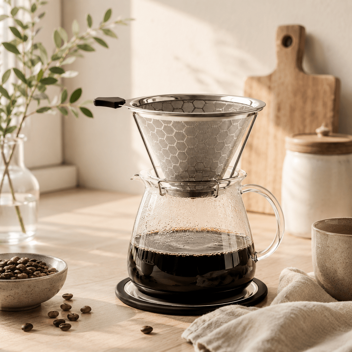 RVS Koffiefilter Herbruikbaar - My Green Deal