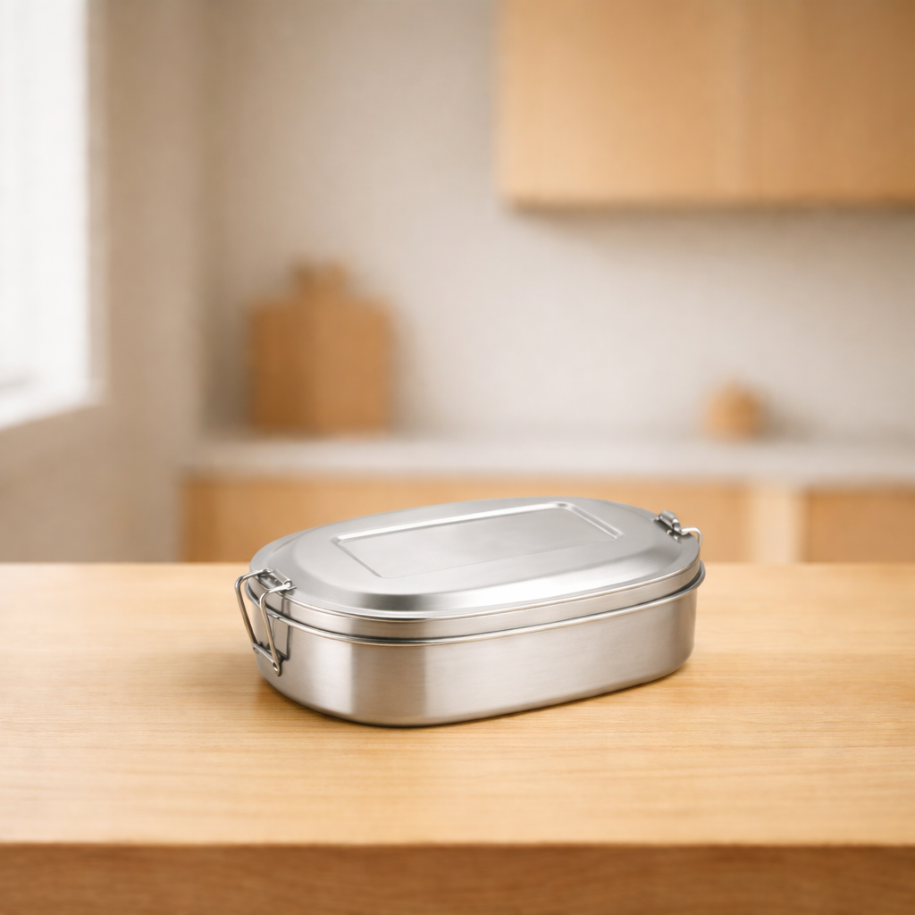 RVS lunchbox ovaal 500ml