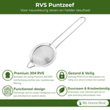 RVS Puntzeef / Cocktail Zeef - My Green Deal