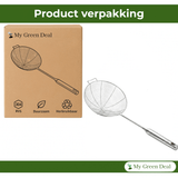 RVS Skimmer Lepel 18 cm - My Green Deal