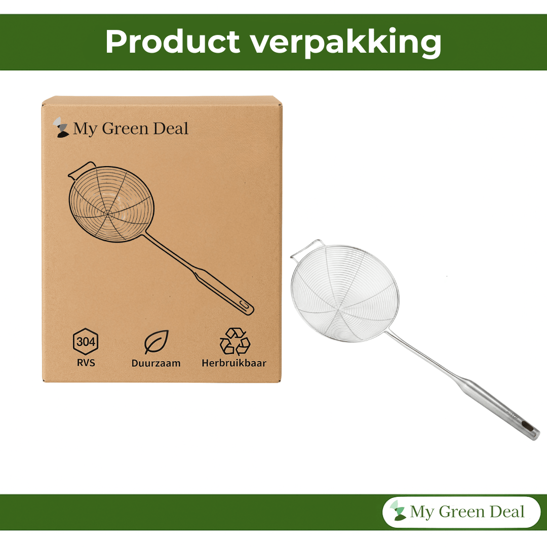 RVS Schuimspaan 16 cm - My Green Deal