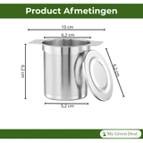 RVS Theezeef met Deksel – Thee Infuser